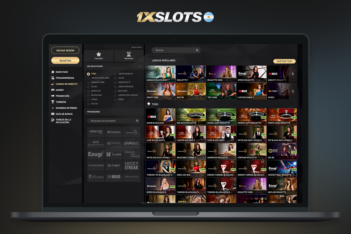 1xslots juegos en vivo