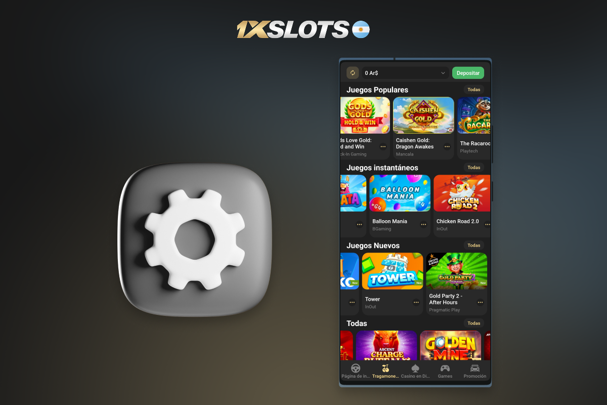 caracteristicas principales de la aplicacion 1xslots casino