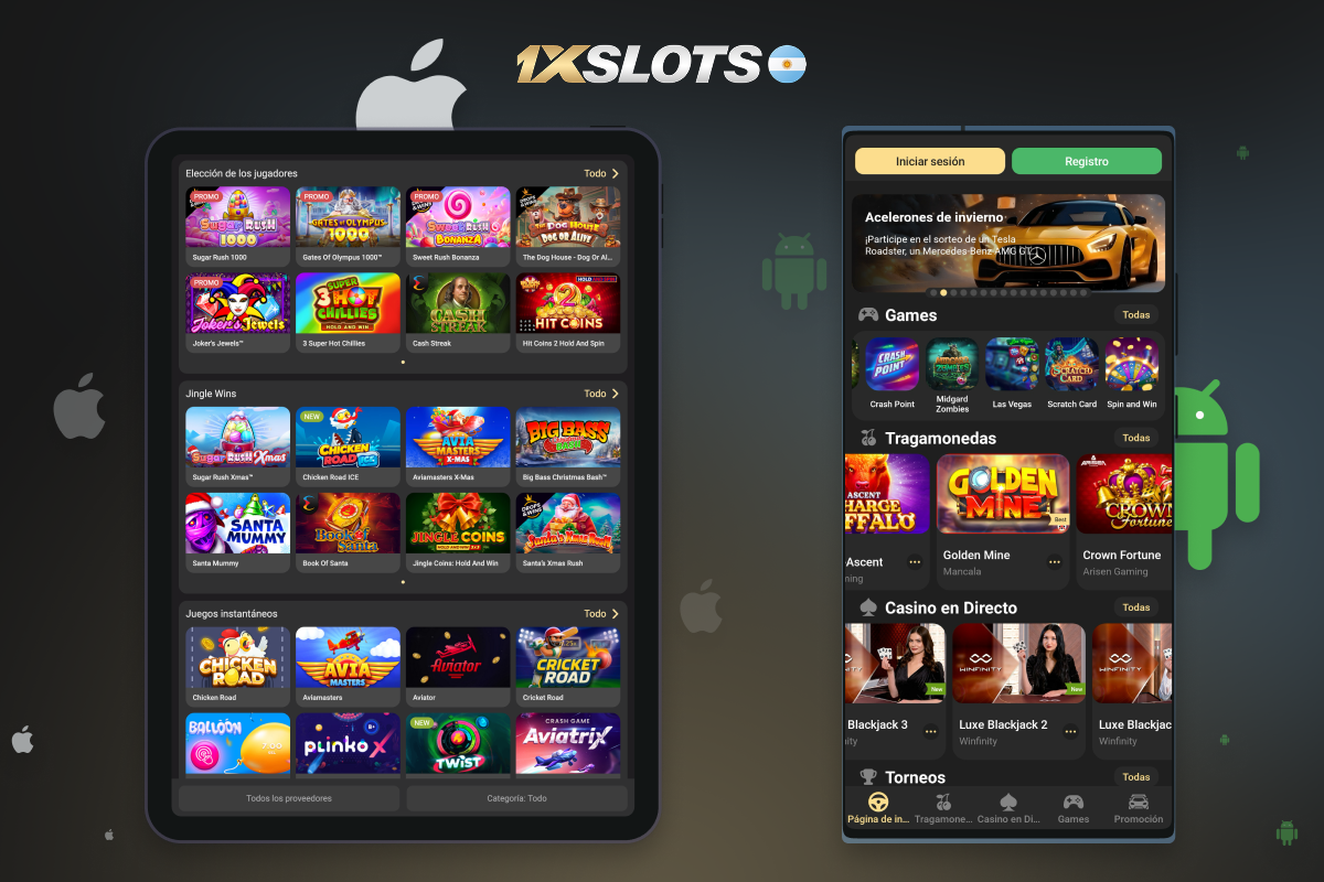 descargar la aplicacion 1xslots casino para android e ios